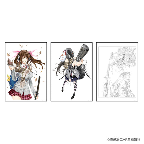 『一騎当千』REPLICA GENGA 3枚セット 02/真・一騎当千